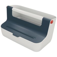 LEITZ Mobile Aufbewahrungsbox Cosy hellgrau/gelb