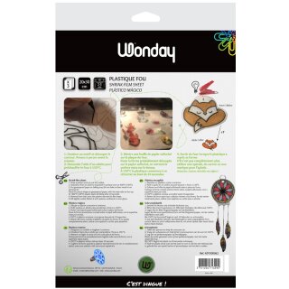 Wonday Schrumpfplastik (B)200 x (H)300 mm weiß 3 Blatt