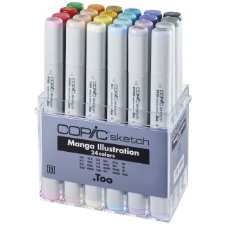 COPIC Marker sketch 24er Set "Manga Illustration"