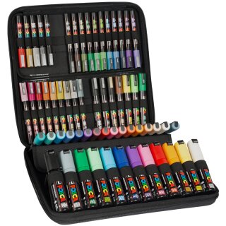 POSCA Pigmentmarker im 60er Koffer