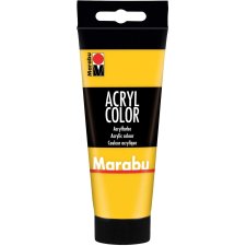 Marabu Acrylfarbe Acryl Color 100 ml mittelgelb 021