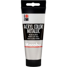 Marabu Acrylfarbe Acryl Color 100 ml silber 082