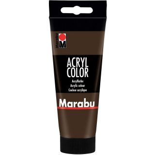 Marabu Acrylfarbe Acryl Color 100 ml dunkelbraun 045