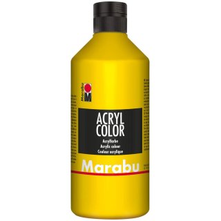 Marabu Acrylfarbe Acryl Color 500 ml gelb 019
