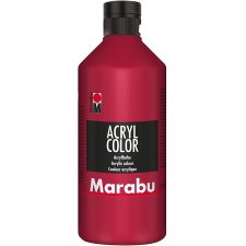 Marabu Acrylfarbe Acryl Color 500 ml karminrot 032