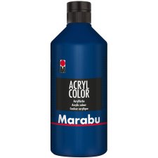 Marabu Acrylfarbe Acryl Color 500 ml dunkelblau 053