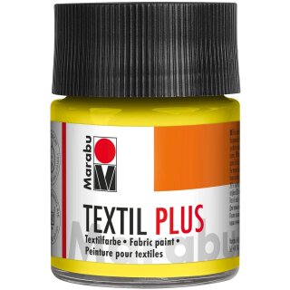 Marabu Stoffmalfarbe Textil plus 50 ml zitron 020
