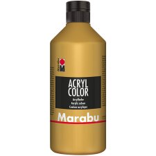 Marabu Acrylfarbe Acryl Color 500 ml gold 084
