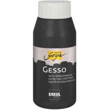 KREUL Acrylgrundierung SOLO Goya Gesso schwarz 750 ml