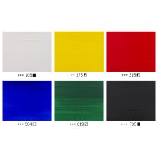 ROYAL TALENS Acrylfarbe AMSTERDAM General Selection 6x20 ml