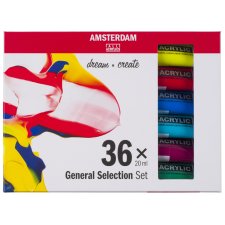 ROYAL TALENS Acrylfarbe AMSTERDAM General Selection 36 x 20 ml