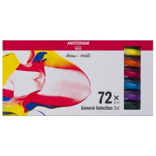 ROYAL TALENS Acrylfarbe AMSTERDAM General Selection 72 x 20 ml