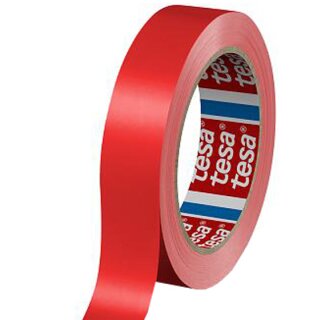 tesa Verpackungsklebeband 60404 6 mm x 66 m rot