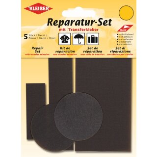 KLEIBER Flicken-Reparatur-Set braun