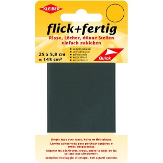 KLEIBER Reparatur-Set Flick + Fertig grau selbstklebend