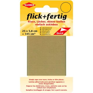 KLEIBER Reparatur-Set Flick + Fertig beige selbstklebend