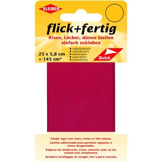 KLEIBER Reparatur-Set Flick + Fertig hellrot selbstklebend