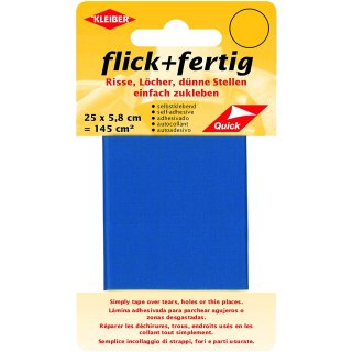 KLEIBER Reparatur-Set Flick + Fertig kornblau selbstklebend