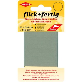 KLEIBER Reparatur-Set Flick + Fertig hellgrau selbstklebend