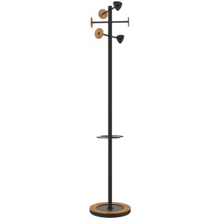 UNiLUX Garderobenständer BORA Bamboo schwarz-bambus