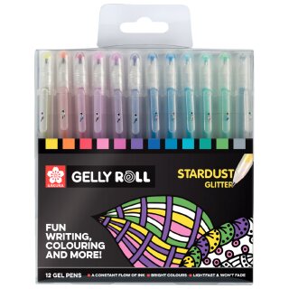 SAKURA Gel-Tintenroller Gelly Roll Stardust 12er Etui