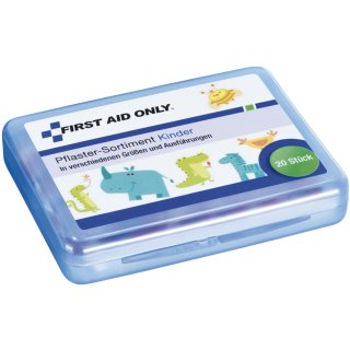 FIRST AID ONLY Plaster-Box Kinder 20 Pflaster & Edelstahlschere