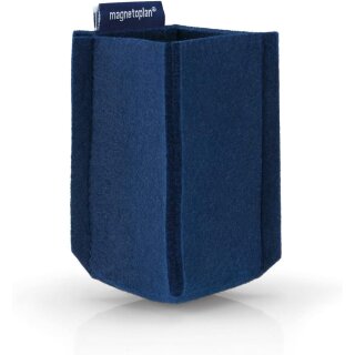 magnetoplan Stifteköcher magnetoTray small blau aus Filz