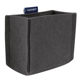 magnetoplan Stifteköcher magnetoTray medium grau aus Filz