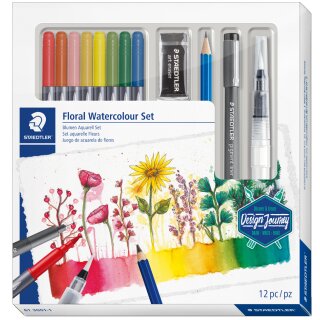 STAEDTLER Aquarell-Set Floral Watercolour Set