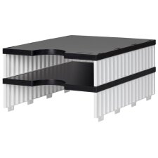 styro Aufbaueinheit styrodoc uno 2 Fächer schwarz/grau