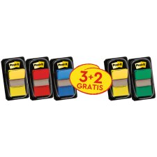 Post-it Haftmarker Index Standard 25,4 x 43,2 mm 3+2 Spender