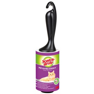 Scotch-Brite Tierhaar-Fusselroller Pet Extra Sticky 48 Blatt - 7,65 m