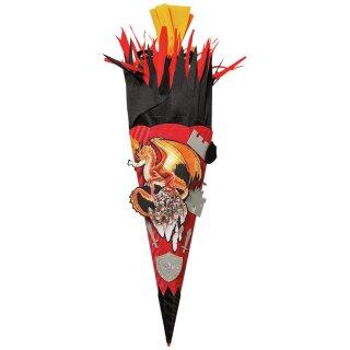 ROTH Schultüten-Bastelset "Feuerdrache" 680 mm 6-eckig