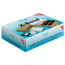 Läufer X-Band im Karton 500 g 100 x 11 mm bunt sortiert