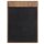 Securit Speisekarten-Halter "Walnut Leather" A4 aus Walnussholz