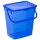 plast team Waschmittelbox 6 Liter blau-transparent
