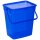 plast team Waschmittelbox 10 Liter blau-transparent