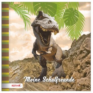 ROTH Freundebuch "Tyrannosaurus" 165 x 165 mm 64 Seiten