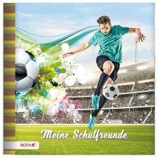 ROTH Freundebuch "Fußballstar" 165 x 165...