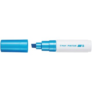 PILOT Pigmentmarker PINTOR broad metallic-blau Keilspitze