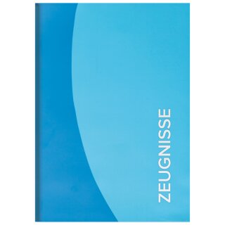 ROTH Zeugnismappe Duo DIN A4 blau inkl. 12 PP-Hüllen