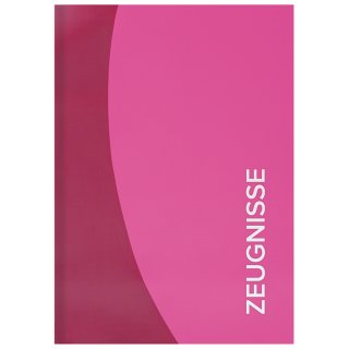 ROTH Zeugnismappe Duo DIN A4 pink inkl. 12 PP-Hüllen