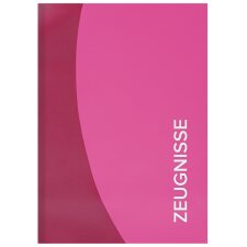 ROTH Zeugnismappe Duo DIN A4 pink inkl. 12 PP-Hüllen