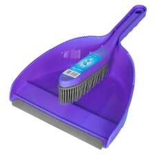 Peggy Perfect Kehrgarnitur mit Gummihandfeger zufällige Farbe (1 Set)