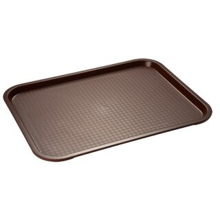 APS Fast Food-Tablett (B)410 x (T)305 mm braun