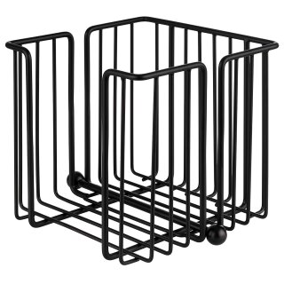APS Serviettenhalter URBAN Metall Maße: (B)190 x (T)190 x (H)180 mm schwarz