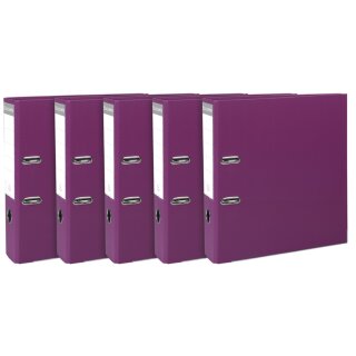 EXACOMPTA PP-Ordner Premium A4 80 mm fuchsia 5er Pack
