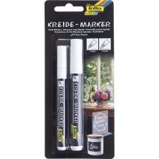 folia Kreidemarker 2er Set weiß