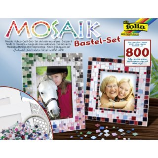 folia Mosaik-Bastelset über 800 Teile inkl. 2 Bilderrahmen