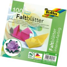 folia Faltblätter 100 x 100 mm 70 g/qm 100 Blatt